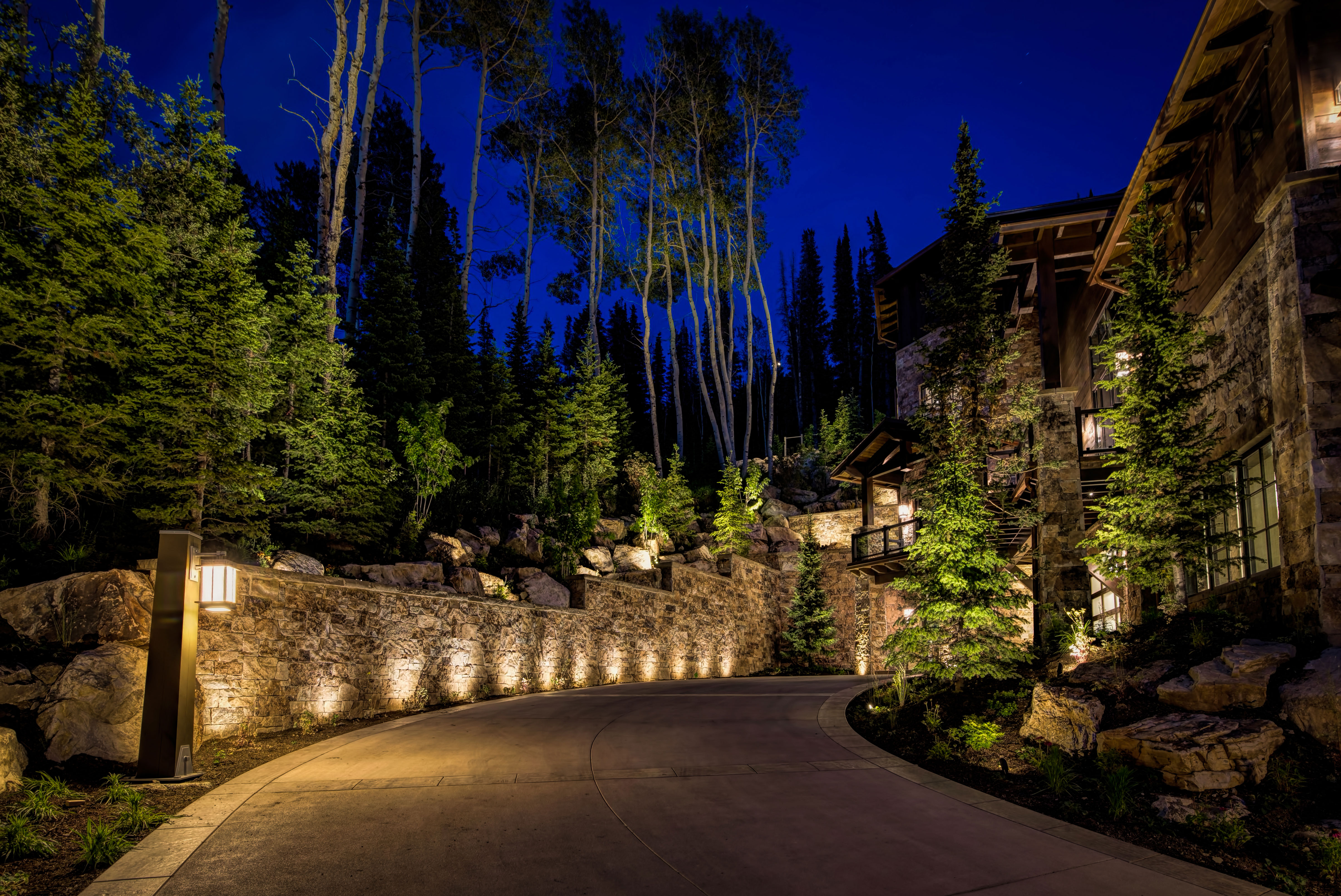 landscape lighting night portfolio vision