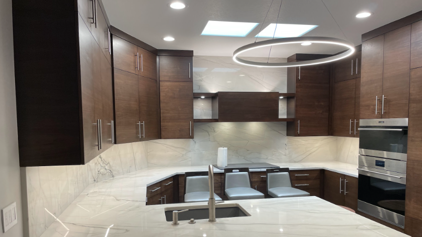 New remodeled kitchen lighting